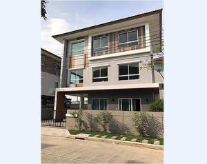 For RentHouseRama 2, Bang Khun Thian : 3-story detached house, Casa Premium Rama 2, area 54 square meters.