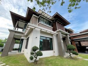 For SaleHouseEakachai, Bang Bon : Single house for sale, Munkong Pavillion, Bang Bon 3, Munkong Pavillion, 150 sq m., 480 sq m., 4 bedrooms, 4 bathrooms, 6 parking spaces, luxury home. for quality family
