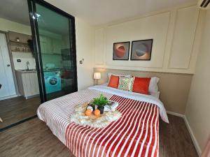 For SaleCondoSamut Prakan,Samrong : for sale Tropicana BTS Erawan, beautiful room, cheapest price in the project.
