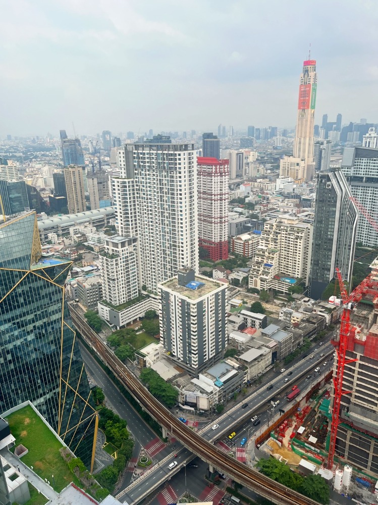 Sale DownCondoRatchathewi,Phayathai : High floor 4x Owner The Address Siam Ratchathewi Owner Post Ready to finish, 2 bedrooms, high floor 4x, Paragon view, garden.