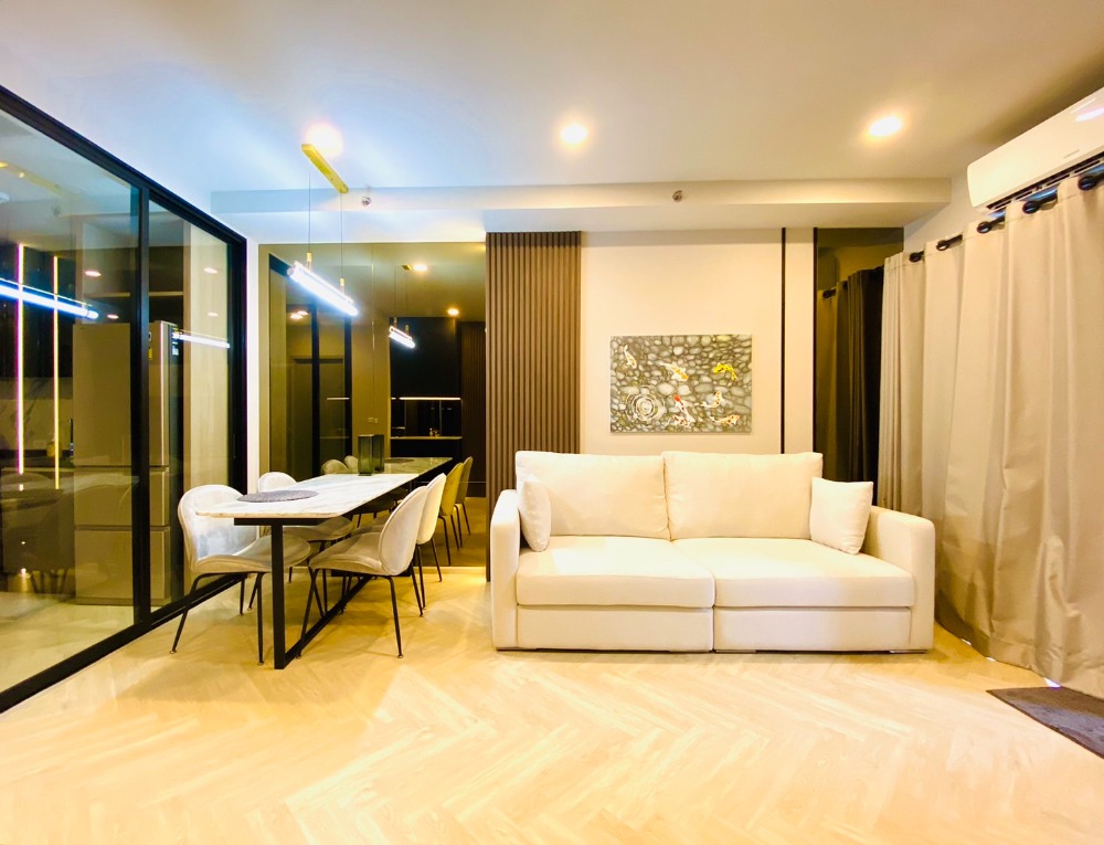 For SaleCondoBang Sue, Wong Sawang, Tao Pun : Condo for sale, 2 bedrooms, Chapter One Flow, Bang Pho, 36th floor room, river view, beautiful, Modern style, Full Furnished, ready to move in.