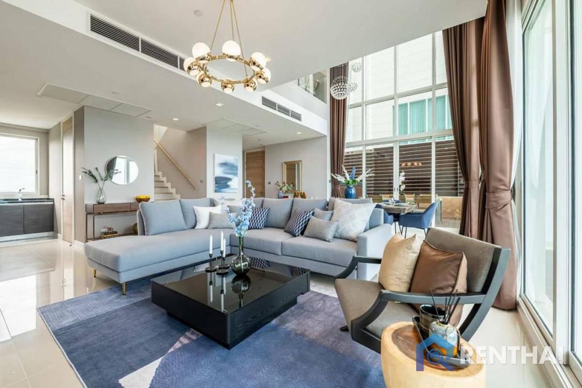 For SaleCondoPattaya, Bangsaen, Chonburi : Brand New Ultra Luxury Beachfront Duplex on the 29-30th Floor! Please see the Description Below!