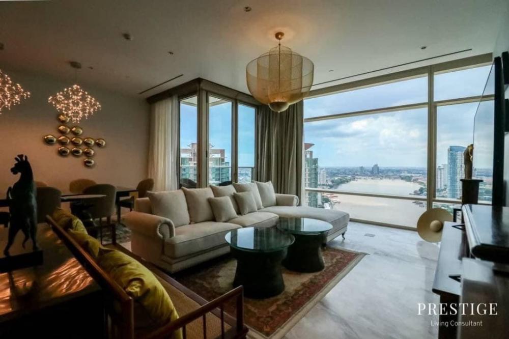 ให้เช่าคอนโดสาทร นราธิวาส : Rental : Four Seasons Private Residences , 3 Bed 4 Bath 1 Maid's room , 212 sqm , 25+th Floor