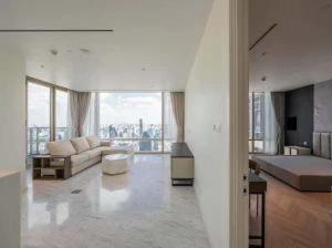 ให้เช่าคอนโดสาทร นราธิวาส : Rental : Four Seasons Private Residences , 2 Bed 3 Bath , 120 sqm , 65+th Floor