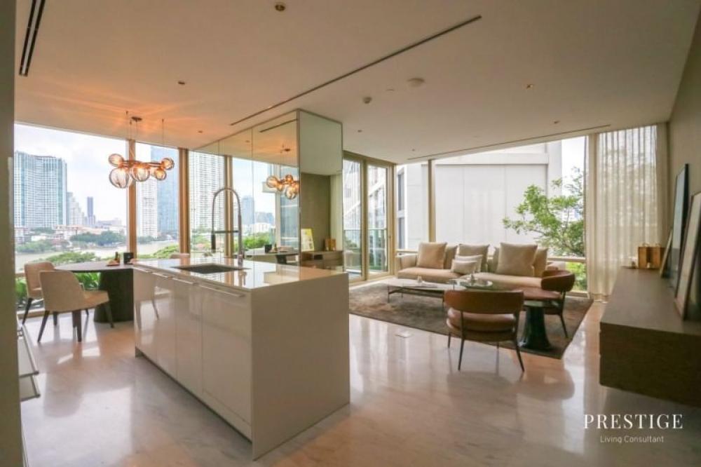 ให้เช่าคอนโดสาทร นราธิวาส : Rental : Four Seasons Private Residences , 2 Bed 3 Bath , 117 S.qm , 10+th Floor