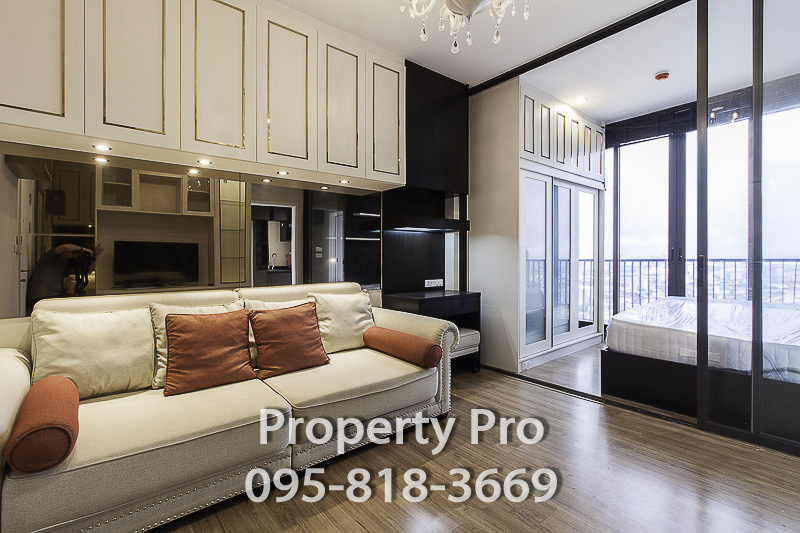 For SaleCondoPinklao, Charansanitwong : SL22S-003 Condo For Sale The Tree Rio Bang-Aor Station, size 31 sqm, 1 Bedroom, 38th floor, Near MRT Bang-Aor and Yanhee Hospital