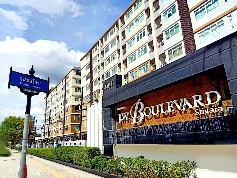 For SaleCondoYothinpattana,CDC : Condo for sale, J.W. Boulevard Sriwara, 45 sq m., 4th floor, Building A, beautiful, fully furnished, ready to move in, price 2.57 million.