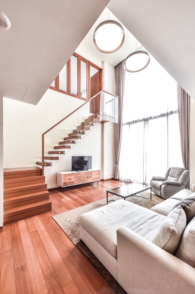 ให้เช่าคอนโดสาทร นราธิวาส : The Sukhothai Residences : เดอะ สุโขทัย เรสซิเด้นซ์ ( Fl. 14 / Duplex ) คอนโด 1 ห้องนอน วิวเมือง ใกล้ MRT ลุมพินี