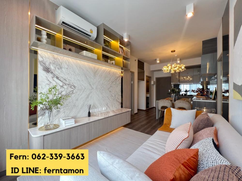 For SaleCondoRama9, Petchburi, RCA : Ideo Rama9 Asoke for sale, 2 bedrooms, 52 sq m., free furniture and electrical appliances pack, high floor, east balcony.