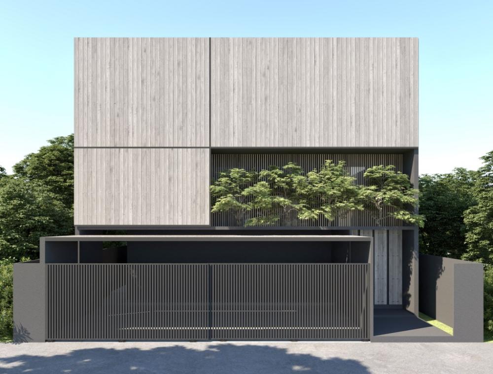 ขายบ้านอ่อนนุช อุดมสุข : For sale, Brand new  luxury modern style 3 storeys private residence with design 13.5 m. swimming pool and courtyard,Fully furnished and ready to move in, 102 sqw 775 sqm , Prime area only 2.5 km from Ekamai Price 68 MB