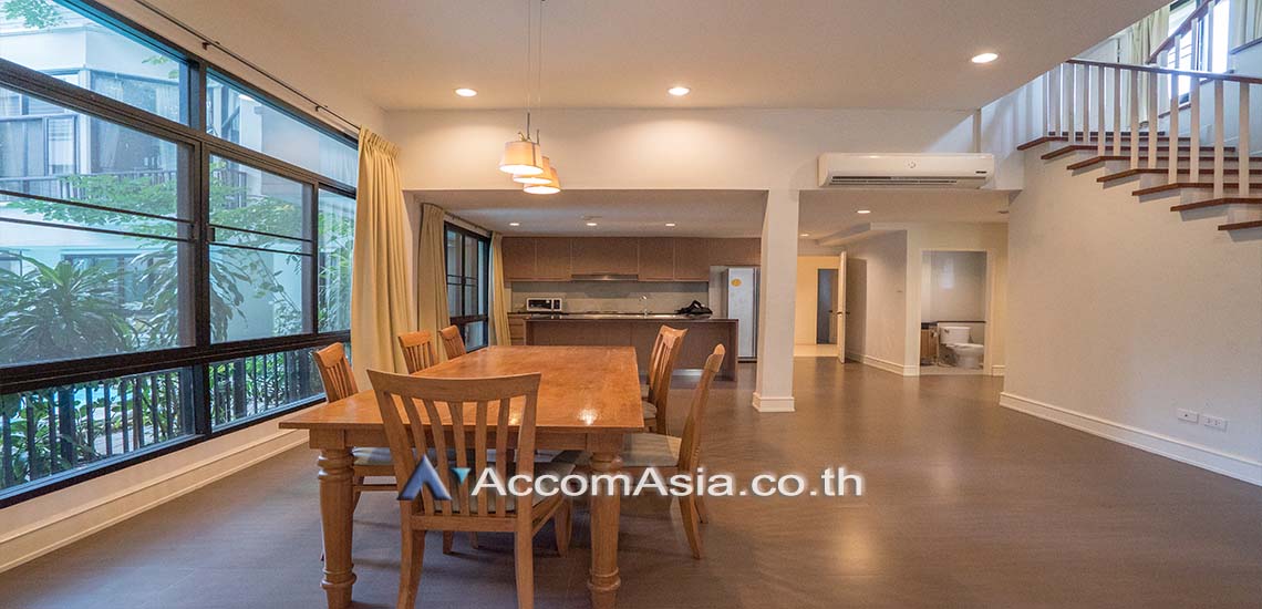 For RentHouseSukhumvit, Asoke, Thonglor : Pet-friendly | 4 Bedrooms House for Rent in Sukhumvit, Bangkok near BTS Thong Lo at The urban forestry residence (13001852)