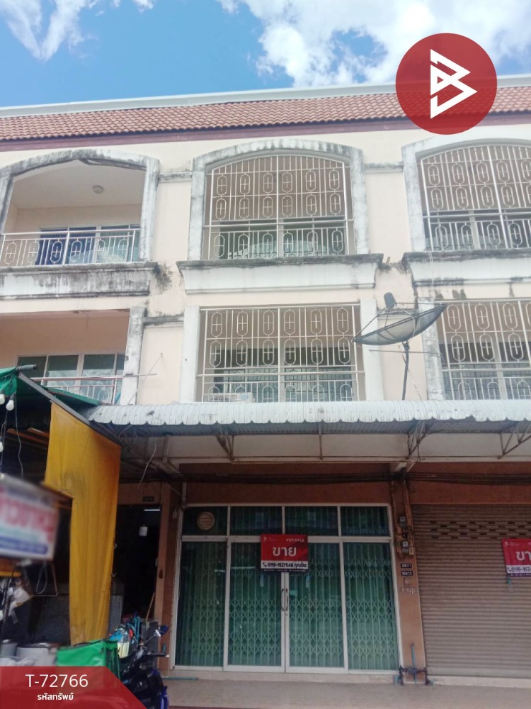For SaleShophousePattaya, Bangsaen, Chonburi : Commercial building for sale Phan Thong Center Village, Phan Thong, Chonburi