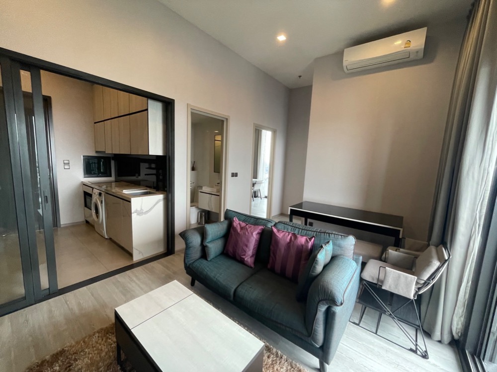 For RentCondoOnnut, Udomsuk : Condo for rent, The Line Sukhumvit 101, 1 bedroom, 1 bathroom, size 47 sq m., 32nd floor, price 30,000 baht per month, next to Sukhumvit Road, near BTS Punnawithi.