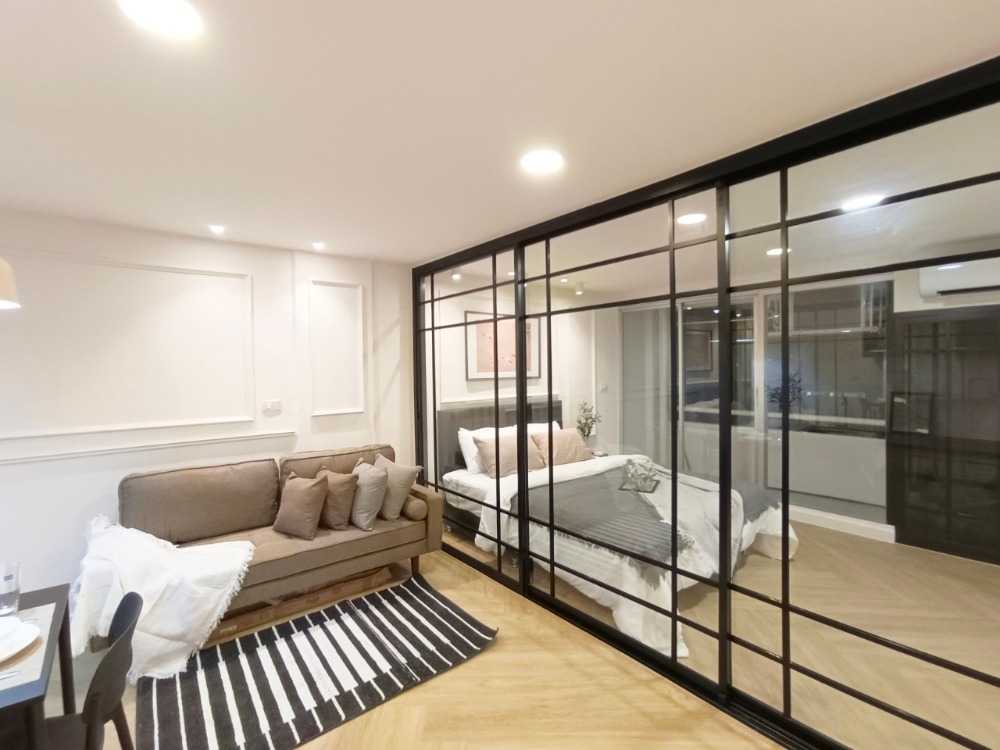 For SaleCondoLadprao101, Happy Land, The Mall Bang Kapi : LC121 Condo for sale, City Villa Lat Phrao project #near BTS Lat Phrao 101 station, only 250 meters.