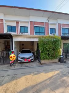 For SaleTownhousePathum Thani,Rangsit, Thammasat : J-Town Village, Project 1, Rangsit Nakhon Nayok, beautiful house on the cover, ready to move in, JSP City Project, Rangsit-Khlong 1, near Future Rangsit, near 2 BTS lines, Rangsit Station.