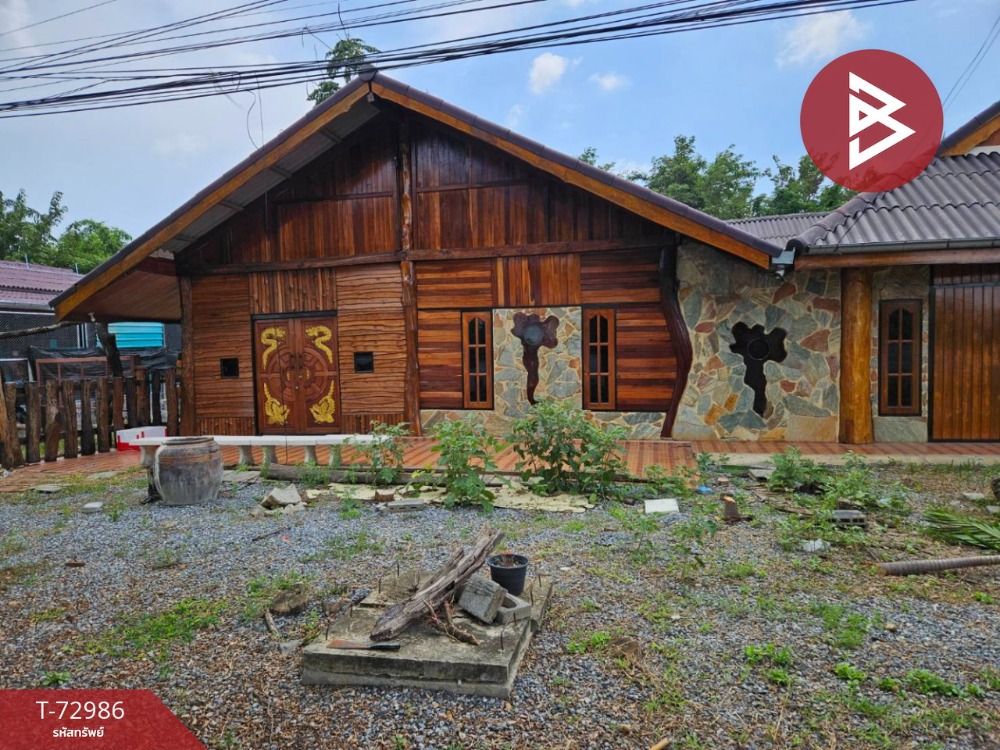 For SaleHouseKanchanaburi : Single house for sale with land, area 152 square meters, Tha Maka District, Kanchanaburi.