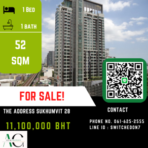 For SaleCondoSukhumvit, Asoke, Thonglor : *For Sale* The Address Sukhumvit 28 | 1 Bed | 061-625-2555