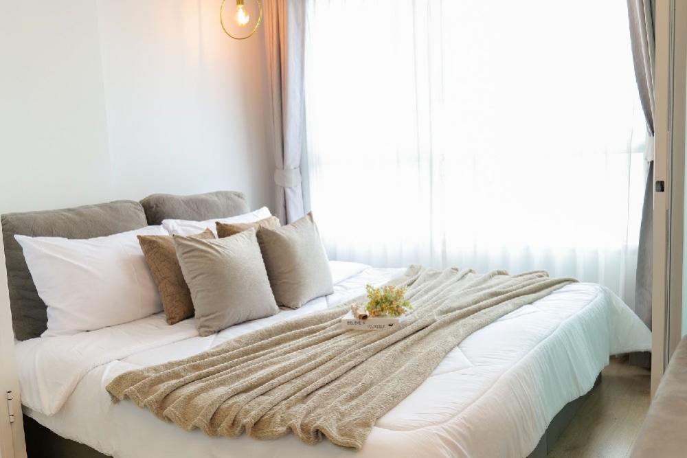 For SaleCondoThaphra, Talat Phlu, Wutthakat : Selling cheap‼️ The Tempo Grand Sathon - Wutthakat, walk up to Bts Wutthakat 🚝 Newly decorated, fully furnished, ready to move in, comfortable, size 33 sq m., 26th floor, Building B, 1 bedroom, 1 bathroom, corner room, good wind, good view, only 2.79 🔥🏙️