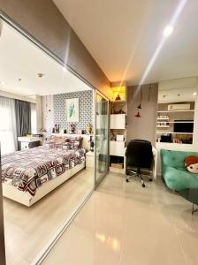 For SaleCondoOnnut, Udomsuk : Condo for sale, 1 bedroom, fully decorated, built-in furniture. Very beautiful with complete electrical appliances. Near Phra Khanong BTS station