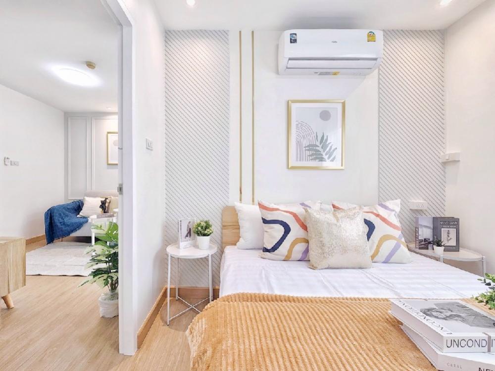 For SaleCondoRama 2, Bang Khun Thian : Millions, installments starting at 5,000 baht, close to a department store, large room, divided into proportions. Just like being at home, Smart Condo Rama 2
