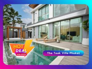 For RentHousePhuket : The Teak Phuket, a luxury pool villa in a modern oriental style, 5 minutes to Porto de Phuket Boat Avenue.