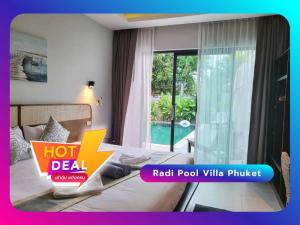 ให้เช่าบ้านภูเก็ต : Radi Pool Villa in Bang Tao วิลล่าให้เช่า 4 ห้องนอน เพียง 1.7 กิโลเมตร ถึง หาดบางเทา