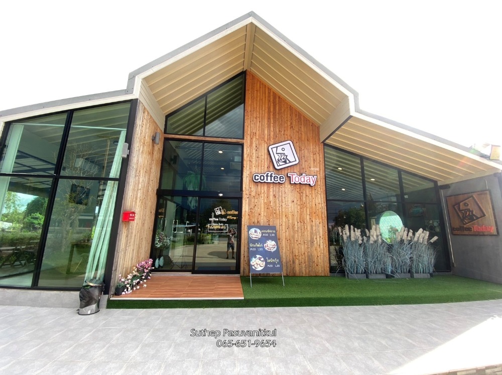 เซ้งร้านค้า ร้านอาหารระยอง : เซ้งกิจการ!ร้านกาแฟ Coffee Today เนื้อที่ 2 ไร่ ติดถนนสุขุมวิท พร้อมอาคารและสำนักงาน ตะพง ระยอง