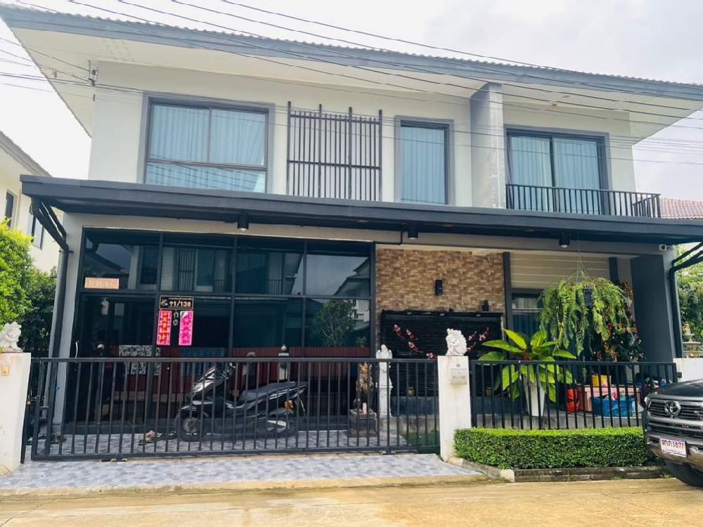 For SaleHousePhutthamonthon, Salaya : Single house, The Balance Pinklao-Sai 5, sold at a loss because of moving to another place.