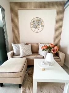 For SaleCondoThaphra, Talat Phlu, Wutthakat : 🎉Finally, Mom, beautiful room, fully decorated, finished at Aspire Sathorn-Taksin Condo *Ready to accept agents to help sell*