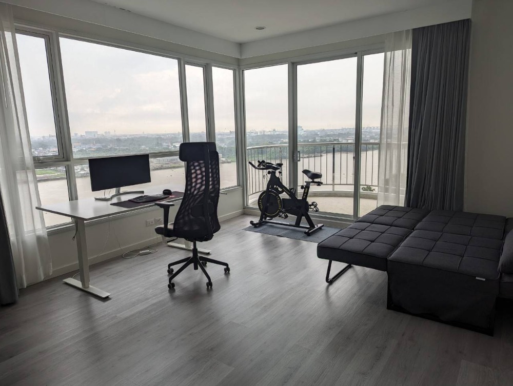 For RentCondoRama3 (Riverside),Satupadit : Supalai Riva grande (ศุภาลัย ริวา แกรนด์) | Tower A, 10+ Floor, 280 sq.m. | 3 Beds, Fully Furnished  | Near Terminal 21 on Rama 3 7 mins.