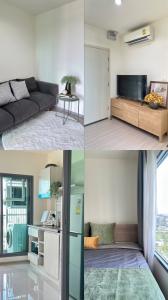 For SaleCondoThaphra, Talat Phlu, Wutthakat : Condo for sale/rent Aspire Sathorn-Ratchapruek, just 1 step to Bang Wa Interchange Station. Newly renovated room, has breeze, not hot room, view of the swimming pool. With floating furniture and complete electrical appliances, ready to move in.