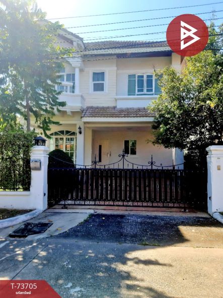 For SaleHouseLadkrabang, Suwannaphum Airport : Single house for sale Phatra Village On Nut-Wongwaen Bangkok