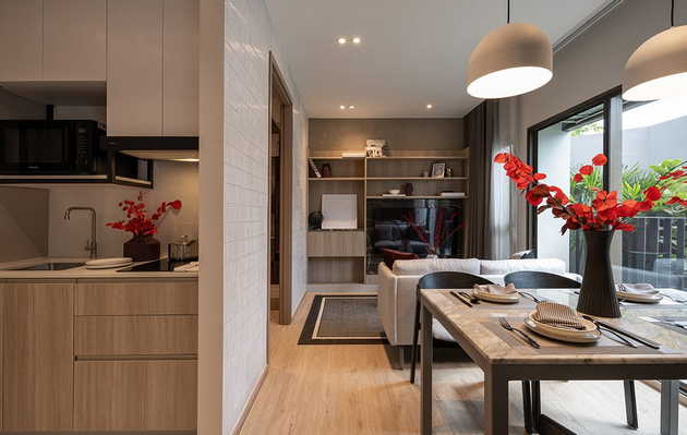 Sale DownCondoYothinpattana,CDC : Selling down payment 269,000 baht, Noble Create, Building F, corner room, pets Friendly. (Owner sells it himself)