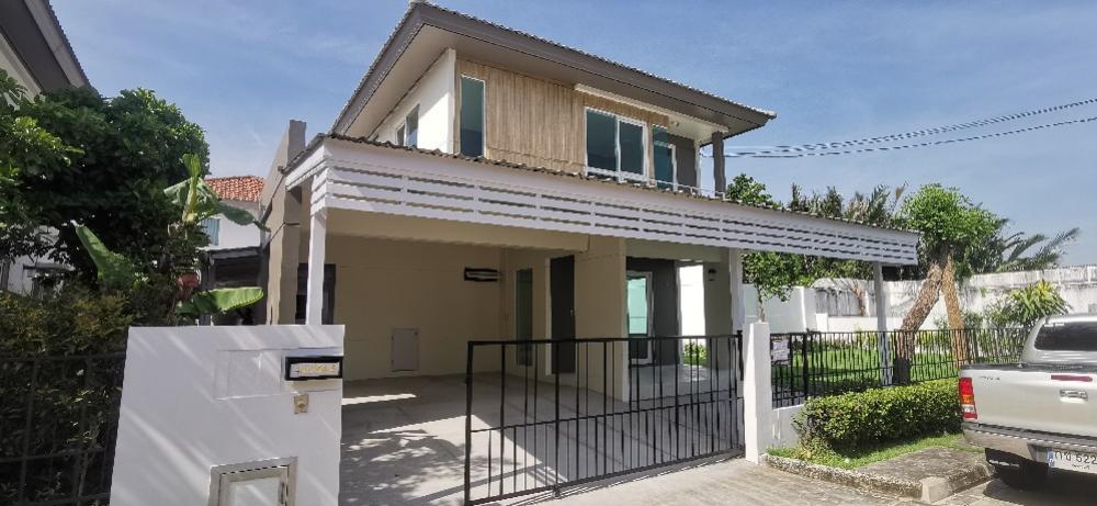 For SaleHouseRama 2, Bang Khun Thian : Corner house for sale in Villagio Rama 2, 90 square meters, 6 million.