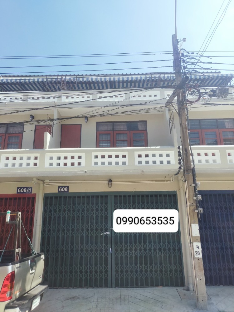 For RentTownhouseLadprao101, Happy Land, The Mall Bang Kapi : ⚡ For rent, 3-story townhome, Soi Lat Phrao 109, intersection 3, size near BTS 18 sq m. ⚡