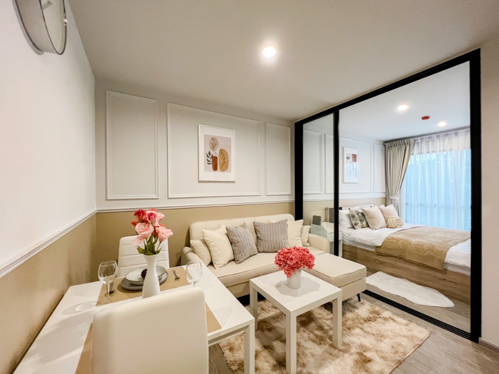 For SaleCondoVipawadee, Don Mueang, Lak Si : 📢Looking for a condo near the BTS, right? Must be this: Reach Phahonyothin 52, fully furnished rooms, end here *Ready to hire agents to help sell*