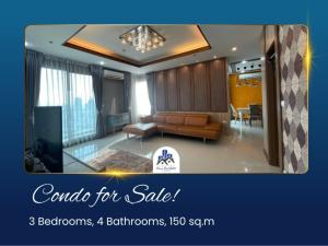For SaleCondoRama9, Petchburi, RCA : [Sale] 🏬 Villa Asoke condo, 3 Bedrooms