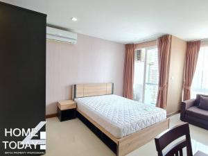 For RentCondoLadkrabang, Suwannaphum Airport : More rooms for rent 🌈❤️✈️Urgent, Airlink Condo for rent. Residence✈️Building 5, Floor 8, beautiful room exactly as it is covered, there is a washing machine.