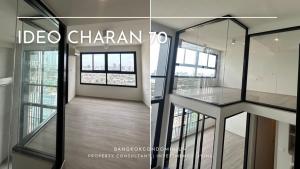 For SaleCondoPinklao, Charansanitwong : Special offer River view Condo 2 Bedroom Loft near MRT Bangplat