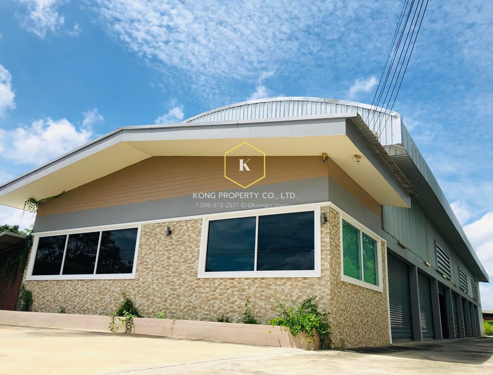 For RentFactoryNakhon Pathom : Factory for rent, Lam Phaya, Mueang District, Nakhon Pathom, with office 1,120 sq m., near Phetkasem Road.