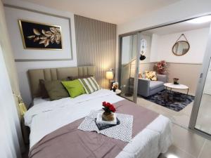ขายคอนโดนนทบุรี บางใหญ่ บางบัวทอง : ขาย คอนโด ห้องสวยเวอร์ D Condo รัตนาธิเบศร์