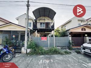 For SaleHouseSamut Songkhram : Single house for sale Eua-Athorn Village, Lat Yai, Samut Songkhram