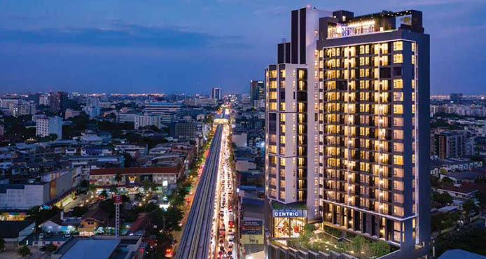 For SaleCondoKasetsart, Ratchayothin : 📢📢 Condo for sale, Centric Ratchayothin, 14th floor (corner room), size 55.95 sq m., 2 bedrooms, 2 bathrooms, selling price 11,000,000 baht (Built-in LUXURY CLASS)