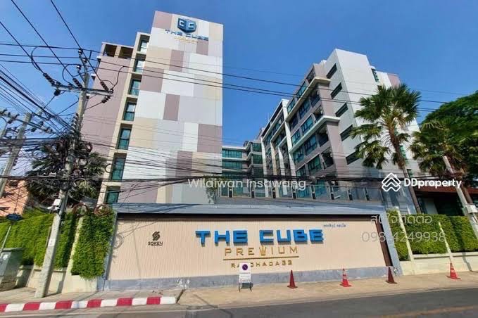 For SaleCondoRatchadapisek, Huaikwang, Suttisan : 📢📢 Condo for sale The Cube Premium Ratchada 32 5th floor, size 32.66 sq m., 1 bedroom, 1 bathroom, selling price 3,425,000 baht (Built-in LUXURY CLASS ) – Selling with tenant!!!