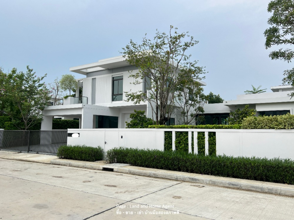 For SaleHouseEakachai, Bang Bon : Single house for sale, Manthana 100+ project, Kanchana - Bang Bon 5, new house, never lived in. Plot near the clubhouse