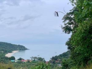For SaleLandKrabi : 🌴Seaview land for sale, Ba Kan Tiang Beach, beautiful view of the Andaman Sea 🏞️Total area 2 rai 2 ngan 57 sq m. Total usable area is 4,228 sq m.#Selling price 6,500,000 THB per rai. Price is slightly negotiable. #Focus on selling whole plots Not selling 