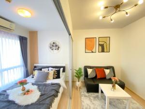 For SaleCondoNonthaburi, Bang Yai, Bangbuathong : P23241123 For Sale/For Sale Condo Plum Condo Bangyai Station (Plum Condo Bangyai Station) 1 bedroom, 23 sq m, 7th floor, Building C, beautiful room, fully furnished, ready to move in.