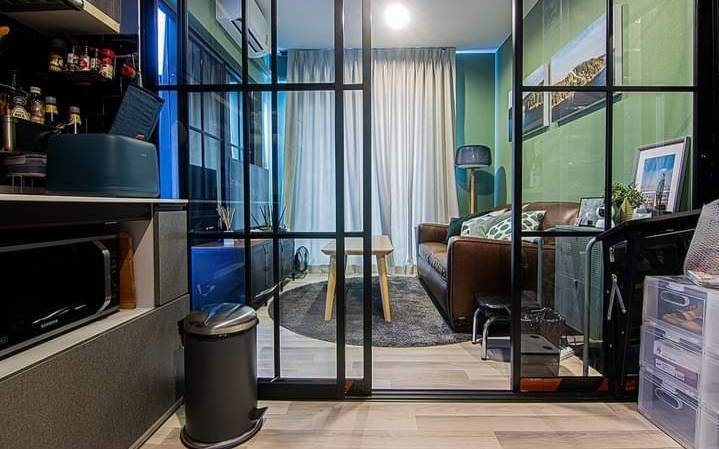 For SaleCondoSathorn, Narathiwat : Urgent sale, The Key Sathorn-Charoenrat, beautiful room, 15th floor, decorated with built-ins throughout the room