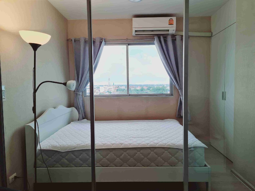 ให้เช่าคอนโดปทุมธานี รังสิต ธรรมศาสตร์ : Condo for rent ให้เช่าห้อง คอนโดพลัมรังสิต เฟส1 ชั้น 8 ตึก C วิวฝั่งหน้าโครงการใหม่ ทิศดี มีไม่มาก ช้าอด นะค๊าบ Bangkok University