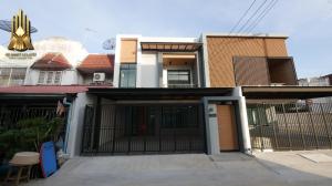 For SaleTownhouseSeri Thai, Ramkhamhaeng Nida : 2-story townhome for sale, Ramkhamhaeng, Laddawan Village, Nida Intersection, whole house renovated. Decorated with good materials. Single house feel, very good location